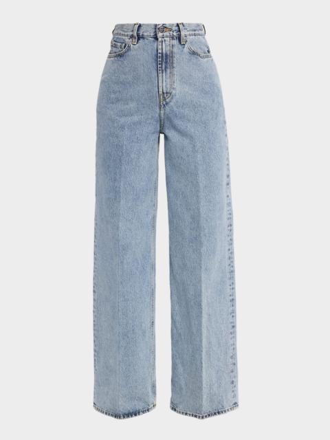 TOTEME Wide-Leg Denim Pants