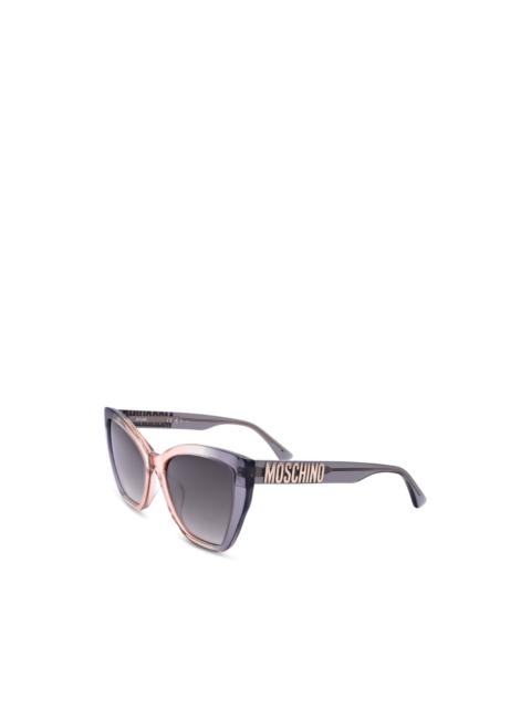 Moschino 55mm grey-ochre sunglasses