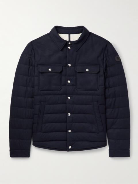 Moncler Mirmandix Slim-Fit Quilted Felt Down Jacket