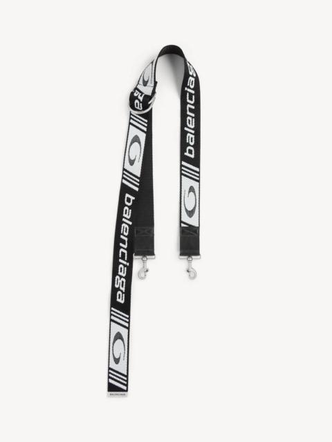 BALENCIAGA Men's D Ring Strap in Black/white