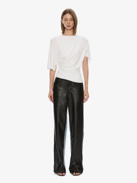 CHRISTOPHER ESBER Troy Deconstruct Leather Jean