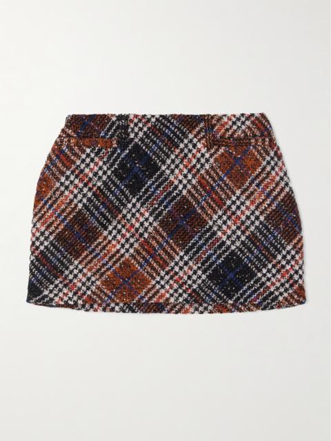 Missoni Caperdoni Checked Tweed Mini Skirt