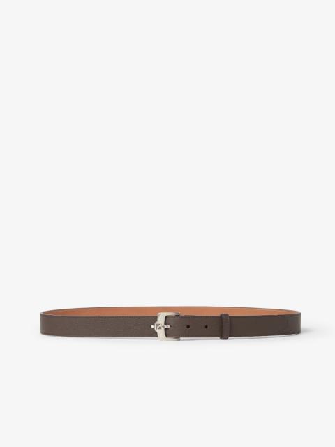 FENDI FF Belt Dark brown leather belt