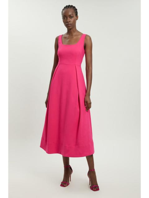 KAREN MILLEN Tailored Full Skirt Midi Dress