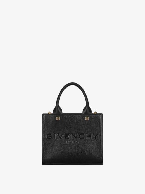 Givenchy MINI G-TOTE SHOPPING BAG IN LEATHER