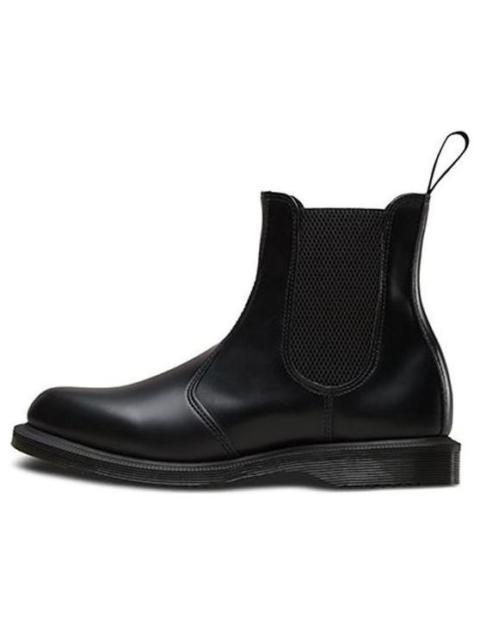 (WMNS) Dr.Martens Flora Smooth Leather Chelsea Boots 'Black' 14649001