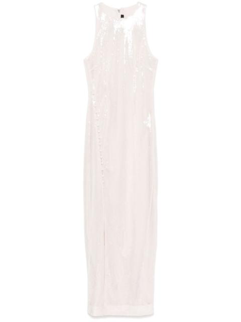ROTATE sequinned maxi dress