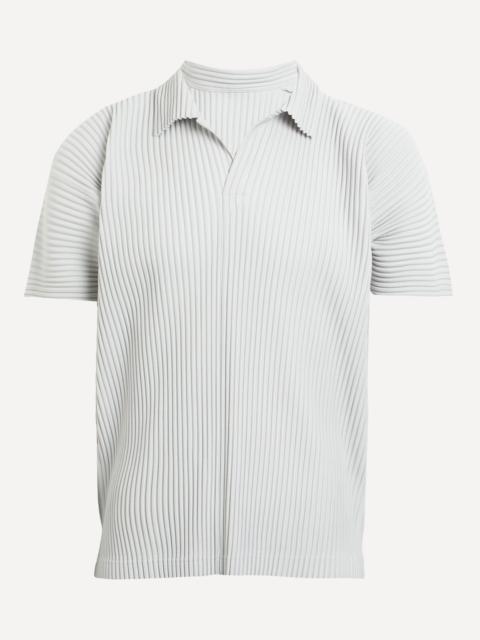 ISSEY MIYAKE BASICS Pleated Polo Shirt