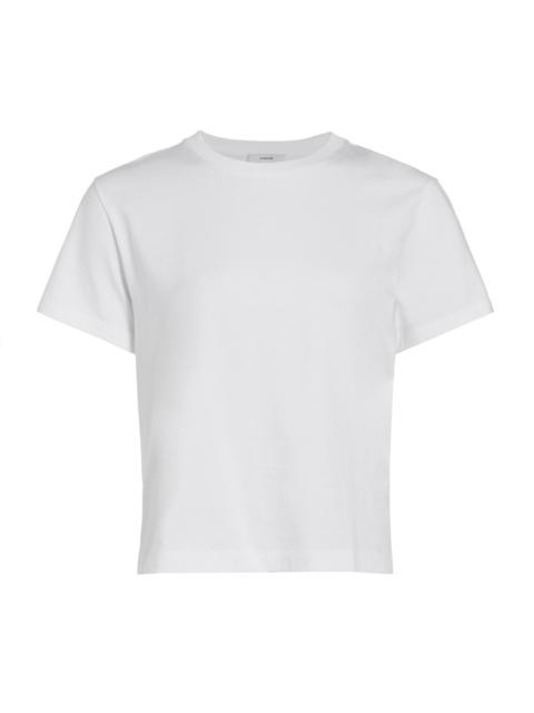 Vince Women's Crewneck Pima Cotton T-Shirt - Optic White