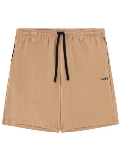 BOSS SHORTS IN COTONE CON LOGO