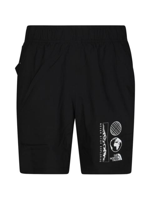 The North Face logo-print shorts
