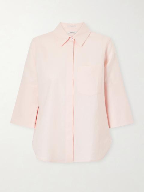 Another Tomorrow Linen-canvas Shirt