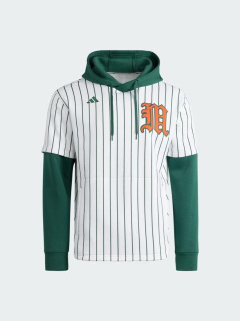 adidas Miami Hurricanes Baseball Jersey Hoodie
