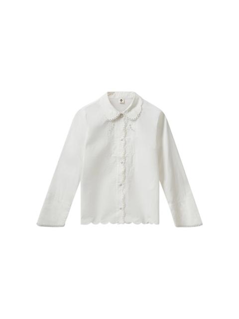The Garment Kirsten Cotton Collared Shirt white