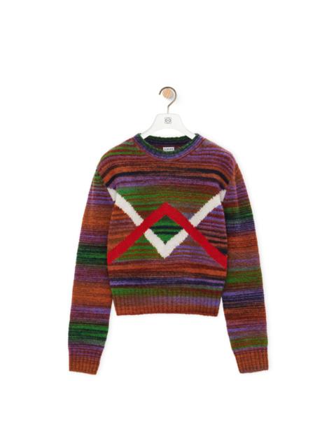 Sweater in technical wool blend