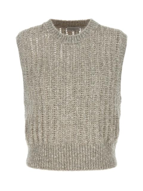 Brunello Cucinelli 'rustic Dazzling Net' Vest