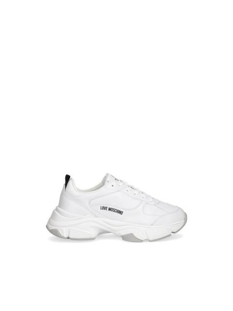 Moschino leather sneakers