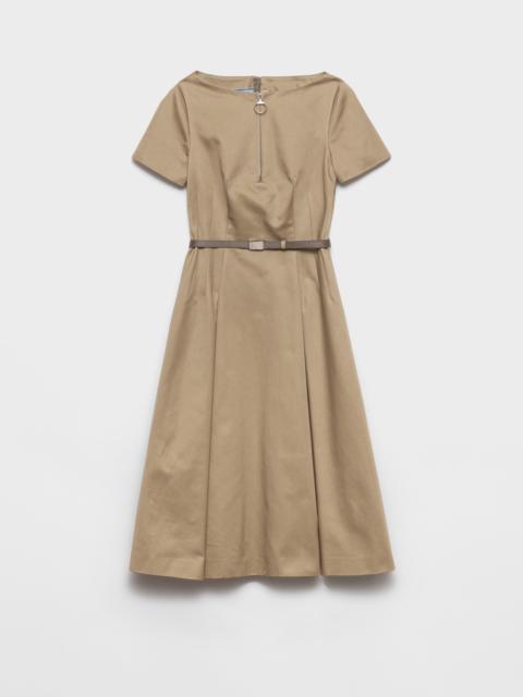 Prada Chino zipper dress