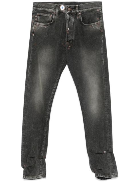 Moschino rivet-embellished jeans