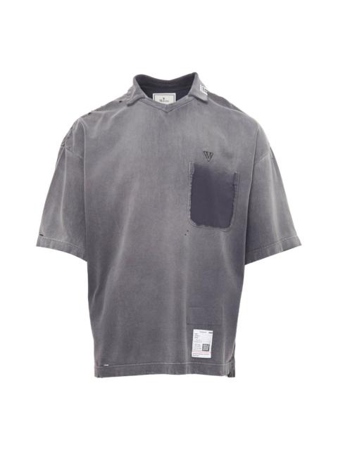 Maison MIHARAYASUHIRO Sun Faded Collared Tee