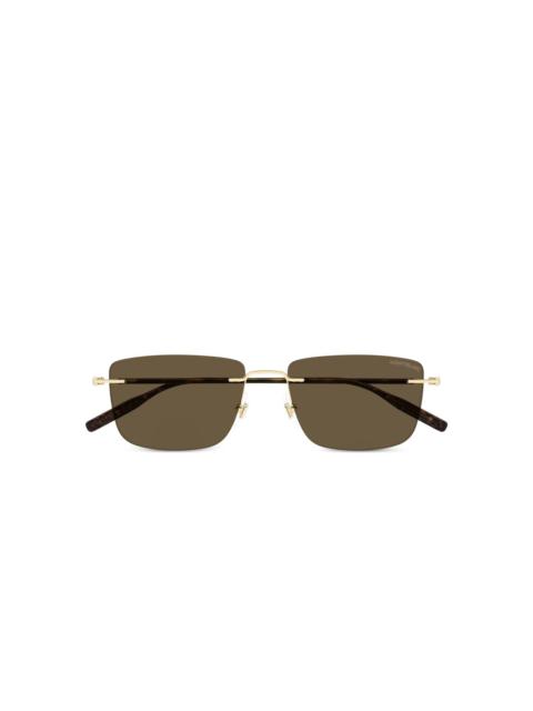 Montblanc rectangle sunglasses