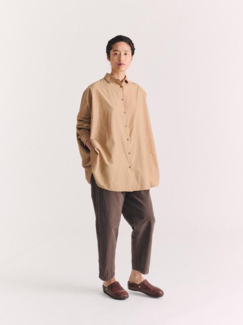 CASEY/CASEY ATOMLESS SHIRT - LIGHT PAPER - SAND