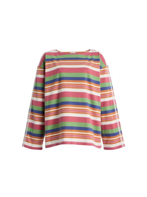 POSSE Exclusive Polly Striped Cotton T-Shirt multi