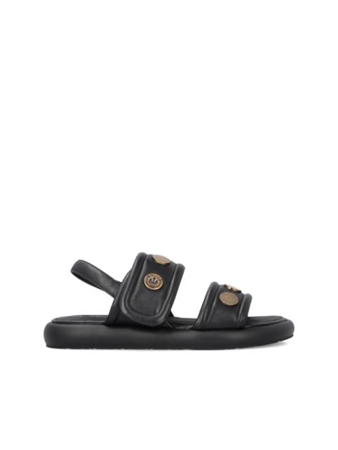 PINKO studded leather sandals