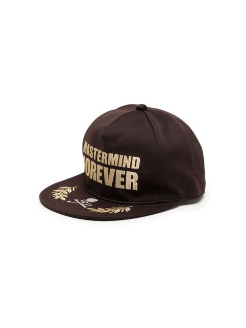 Forever slogan-embroidered cap