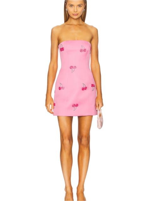 LEO LIN Roselle Embellished Bustier Mini Dress