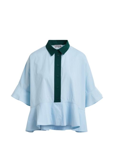 ESSENTIEL ANTWERP ruffled peplum shirt