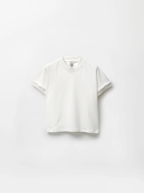 VERSACE Embroidered Stretch Cotton-Jersey T-Shirt