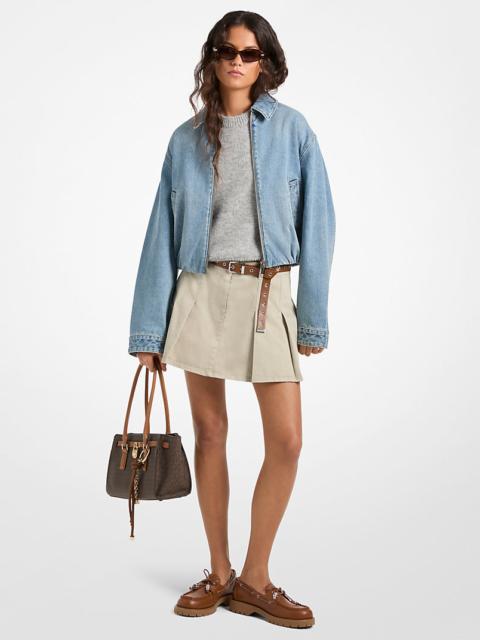 MICHAEL KORS Denim Bomber Jacket