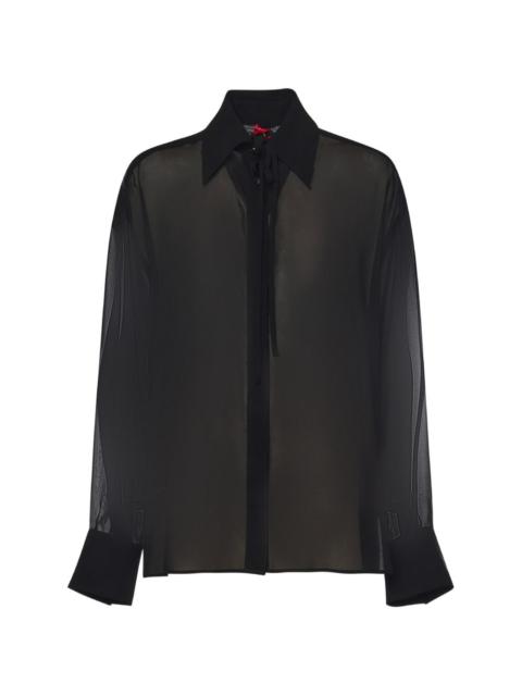 PINKO tie-neck shirt