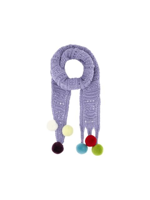 JW Anderson pom-pom crochet scarf