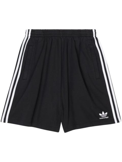 BALENCIAGA x adidas side-stripe track shorts