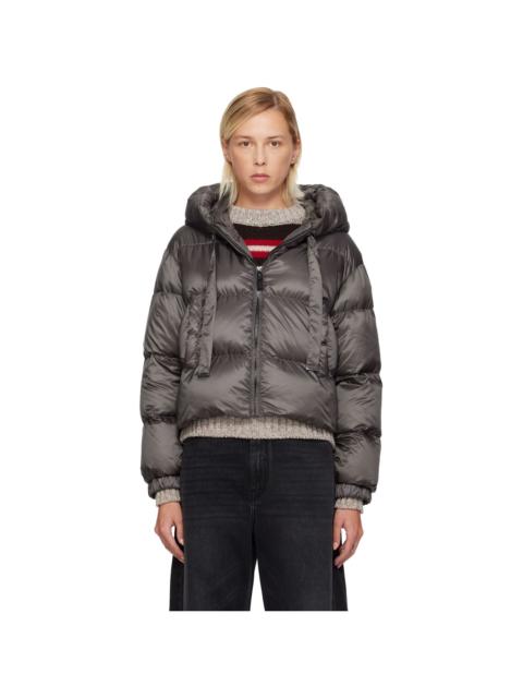 Max Mara Gray Seie Down Jacket