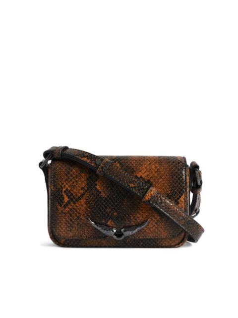 Zadig & Voltaire animal print detail crossbody bag