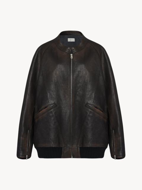 The Row Kengia Jacket in Leather