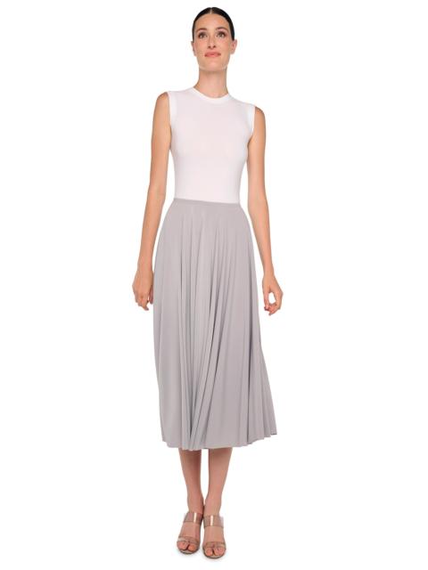NORMA KAMALI FLARED SKIRT TO MIDCALF