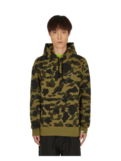 A BATHING APE® 1st Camo One Point Pullover Hooded Sweatshirt Green