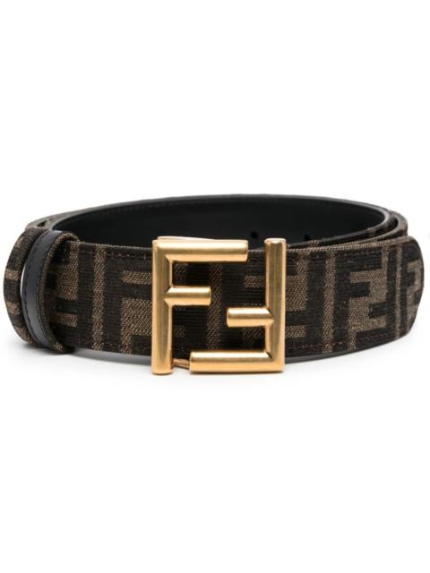 FENDI Fendi Monogram-print Logo-buckle Belt