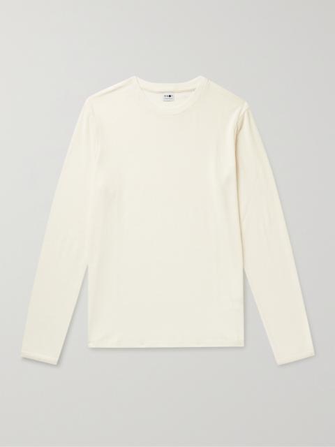 NN07 Clive Waffle-Knit Cotton and Modal-Blend T-Shirt