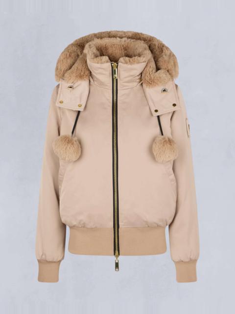 MOOSE KNUCKLES GOLD SERIES DEBBIE BUNNY BOMBER JACKET