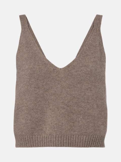 LISA YANG Violia cashmere crop top