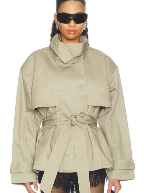 ROTATE Short Trench Coat