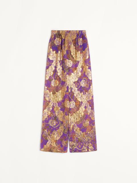 Valentino PANTS IN FIL COUPE' LAME' CACHEMIRE APRES L'HIVER