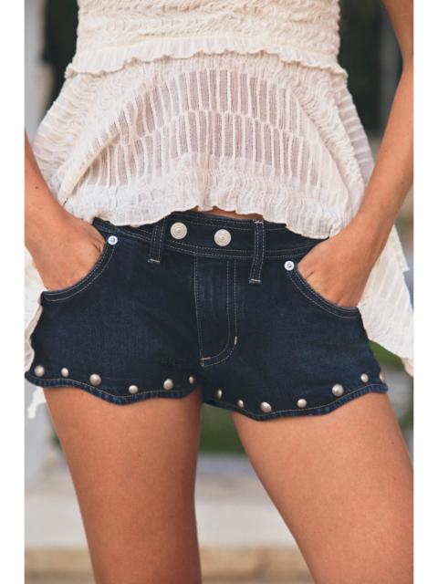 FREE PEOPLE We The Free Late Night Studded Shorts