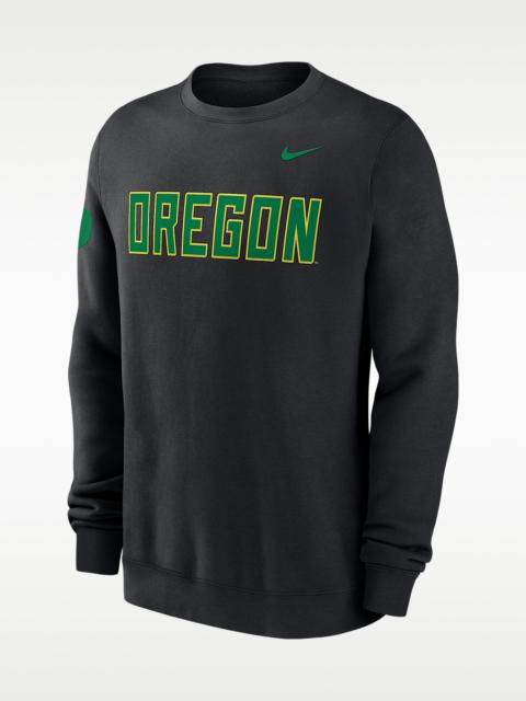 Nike Oregon Sideline Club Men's Nike College Pullover Crew