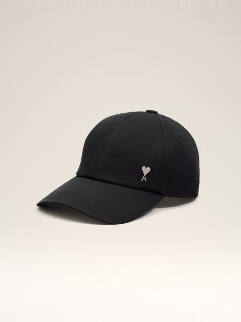 AMI Paris BLACK NYLON AMI DE COEUR STUD CAP